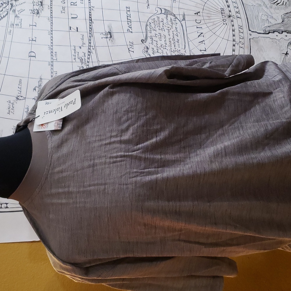 New with tags Paolo Valenzi shirt 100% silk